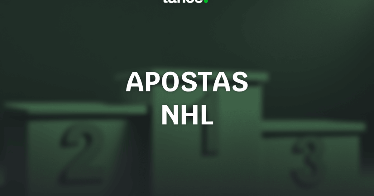 Goleiro da NHL protegendo a rede em uma partida sem gols sofridos