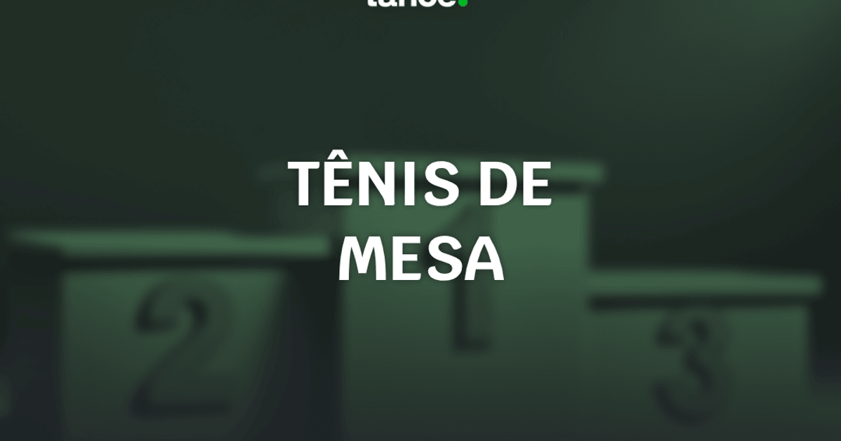 Placar de badminton mostrando uma situação de vantagem