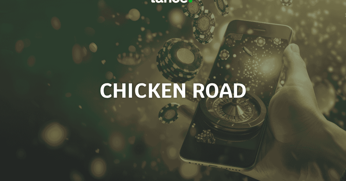 Jogo Chicken Road exibindo uma sequência de etapas na tela