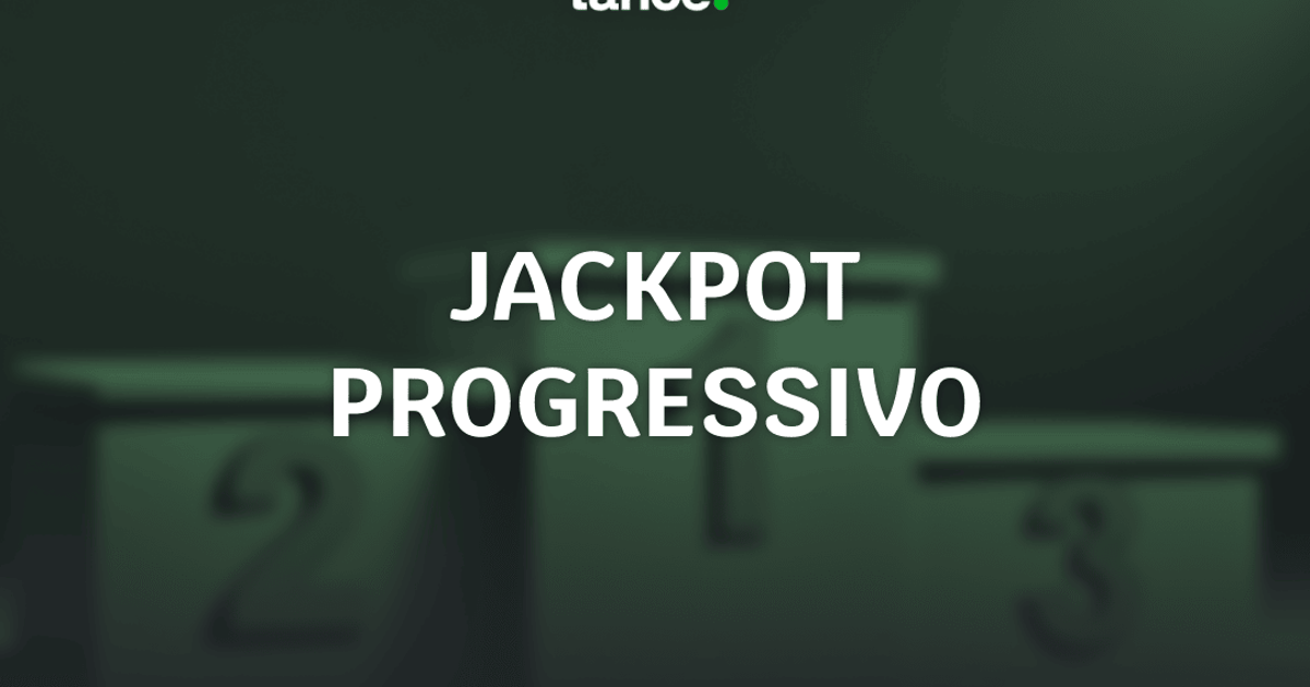 Contador de jackpot progressivo acumulando valor em um cassino online
