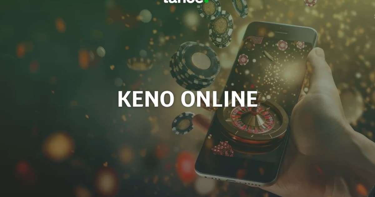 Cartela de números do Keno online antes do sorteio